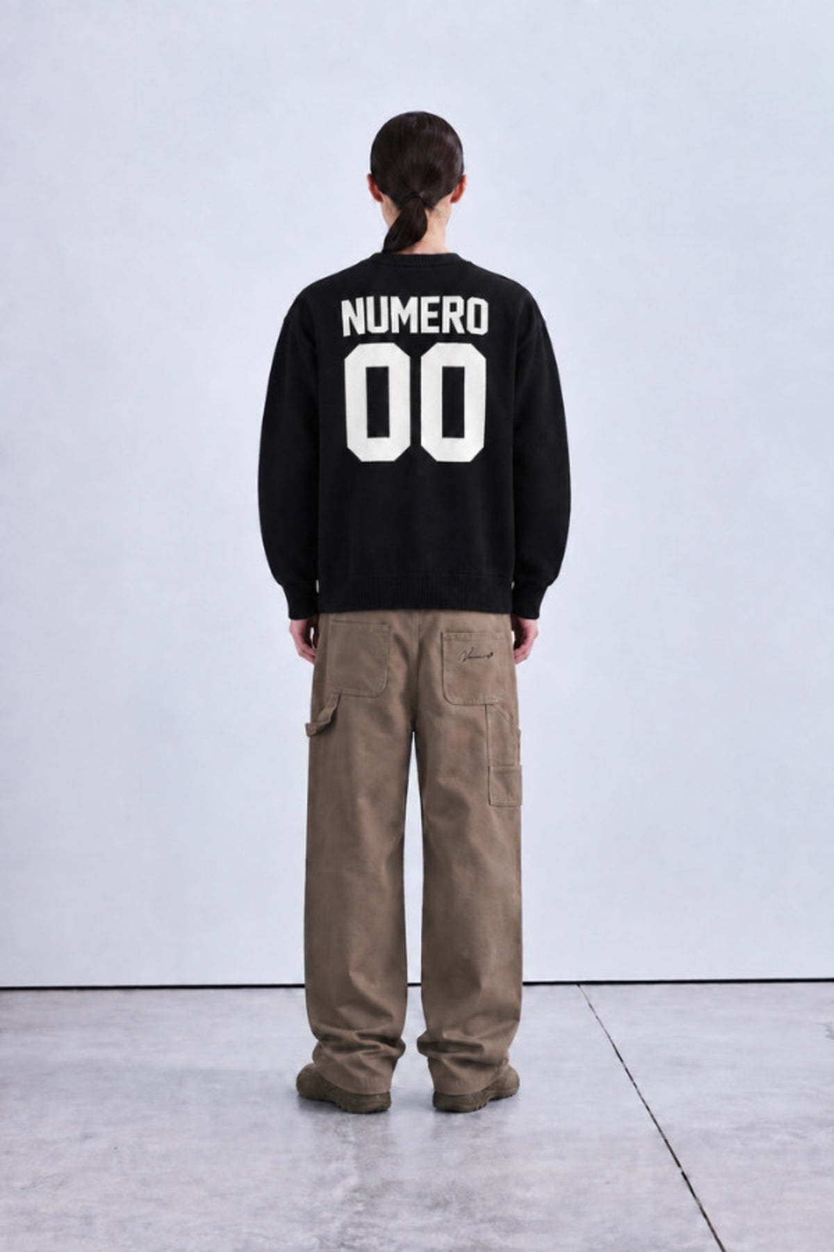 black track knitwear