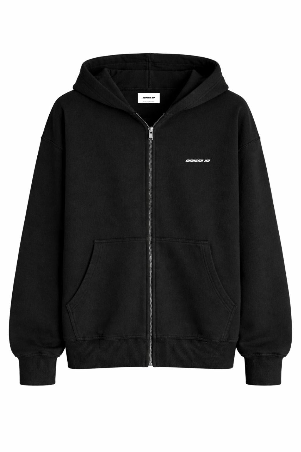 midnight zip hoodie