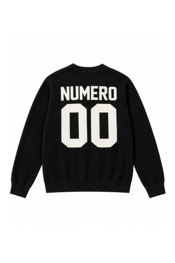 black track knitwear