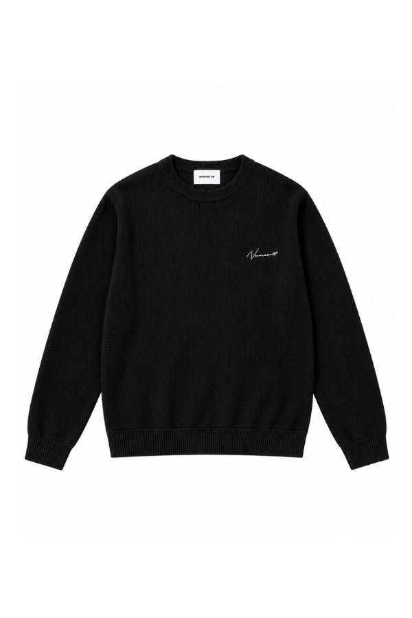 black track knitwear