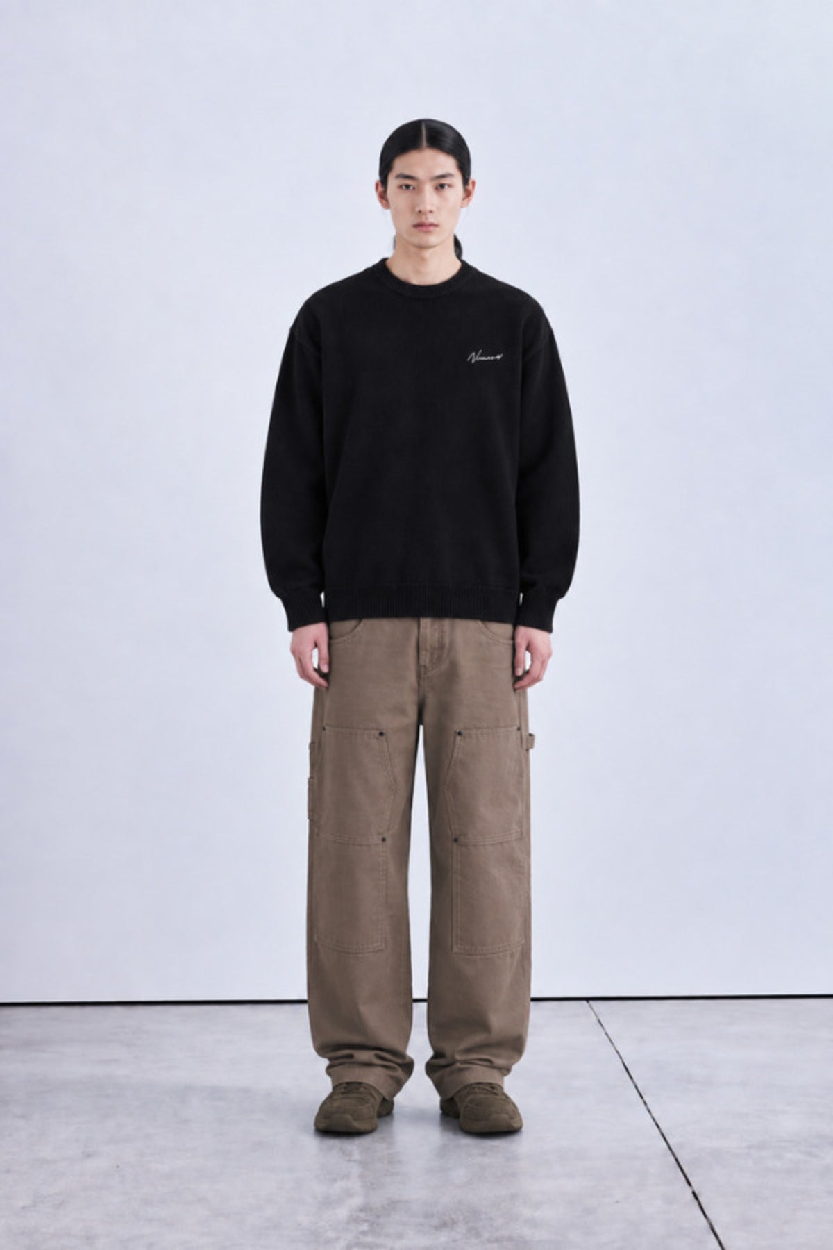 black track knitwear 