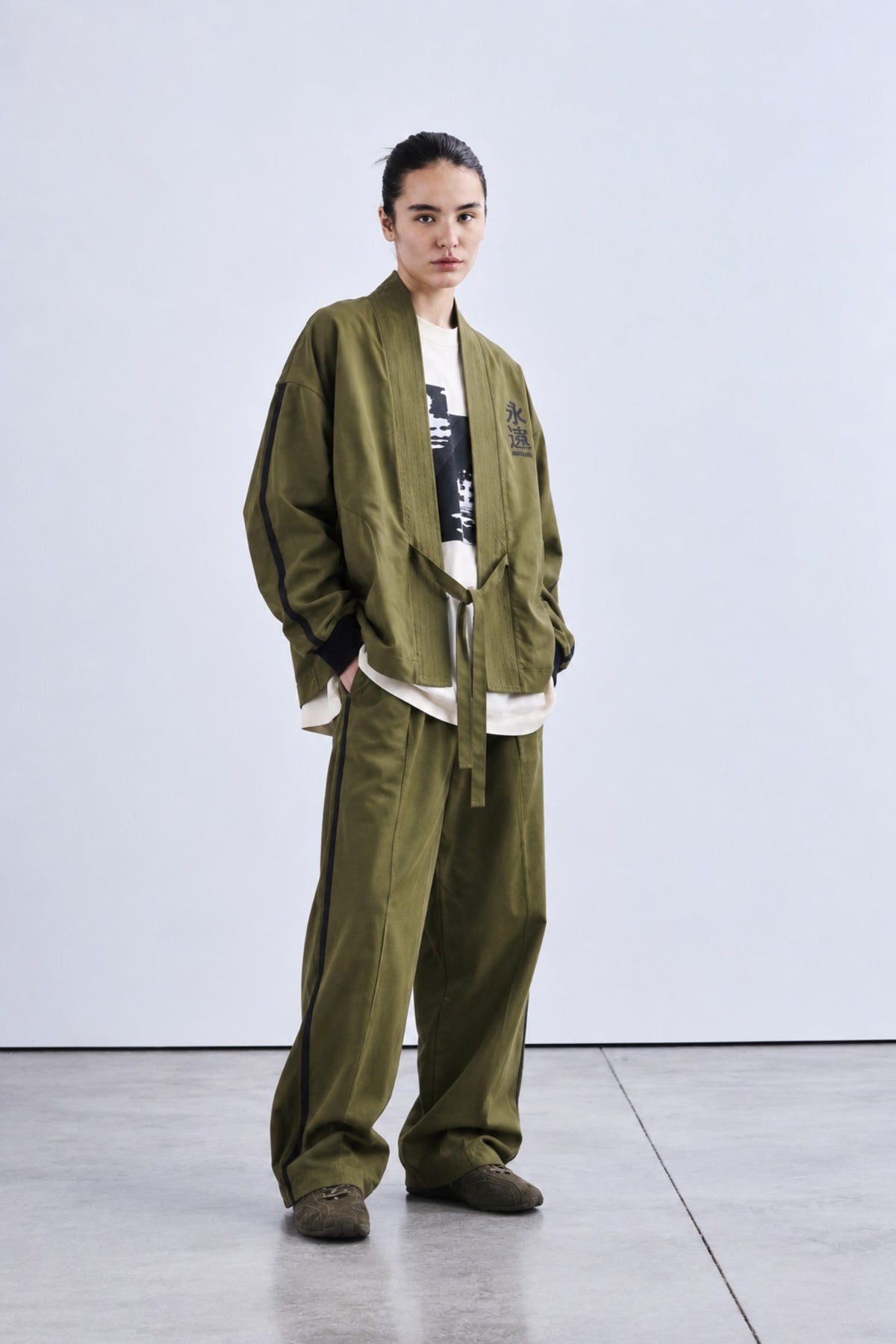 KIMONO PANT GREEN 