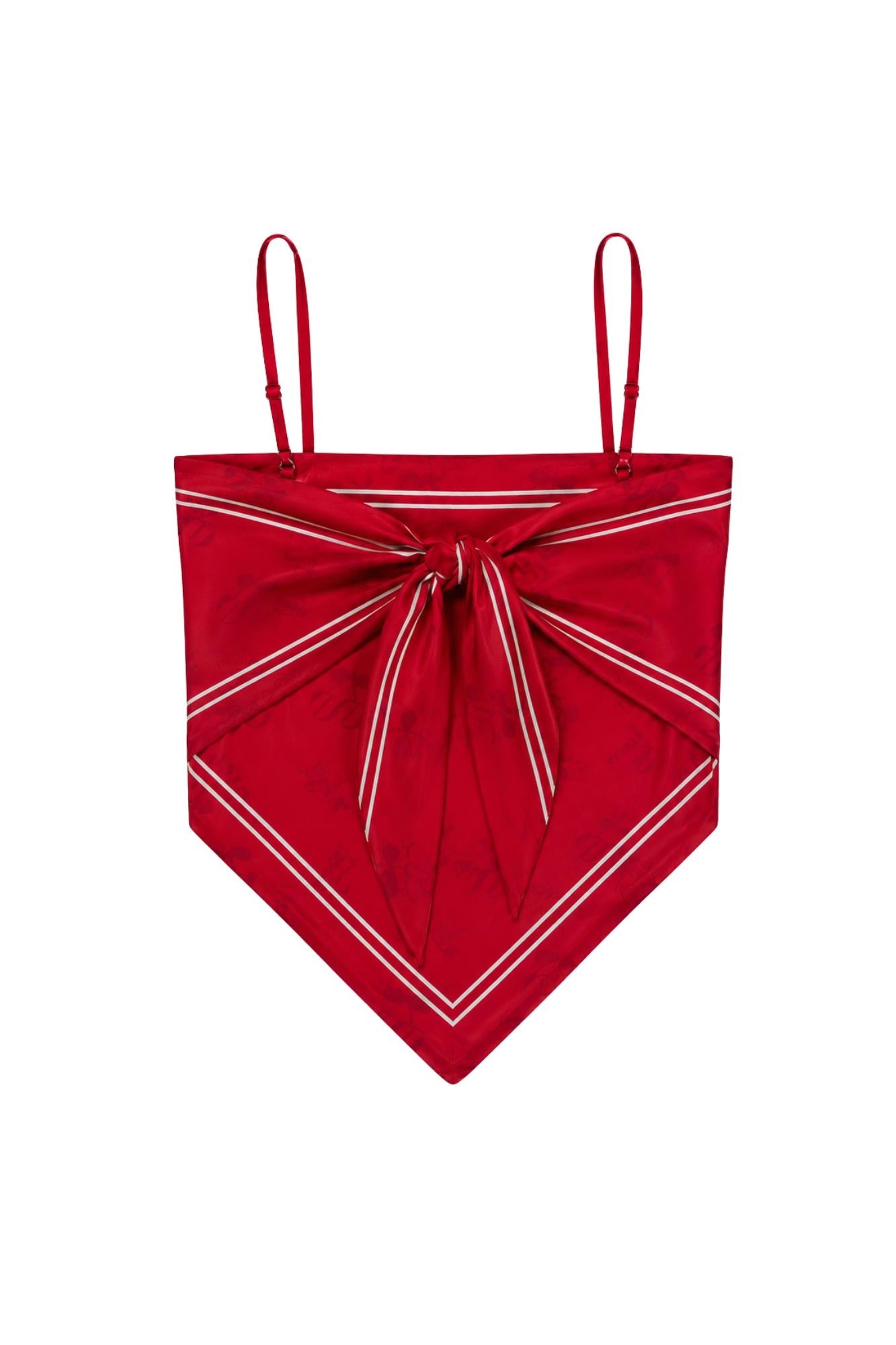 BANDANA TOP RED 