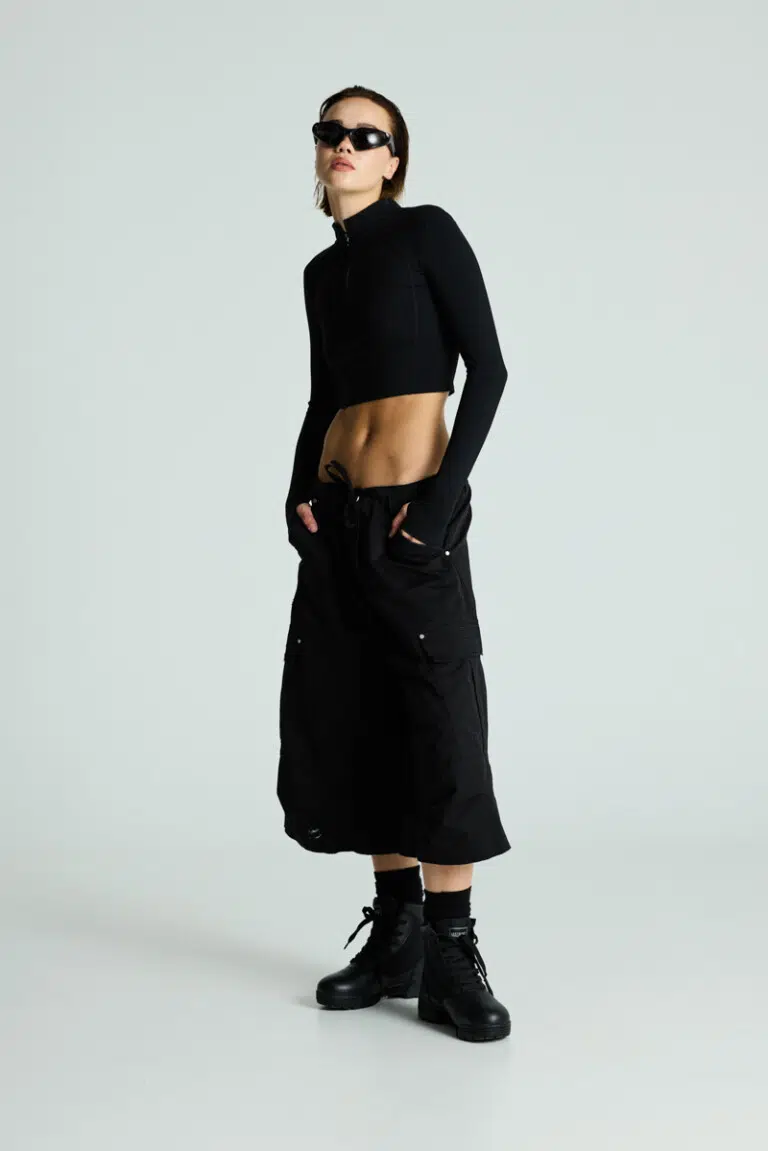 deep black baggy 