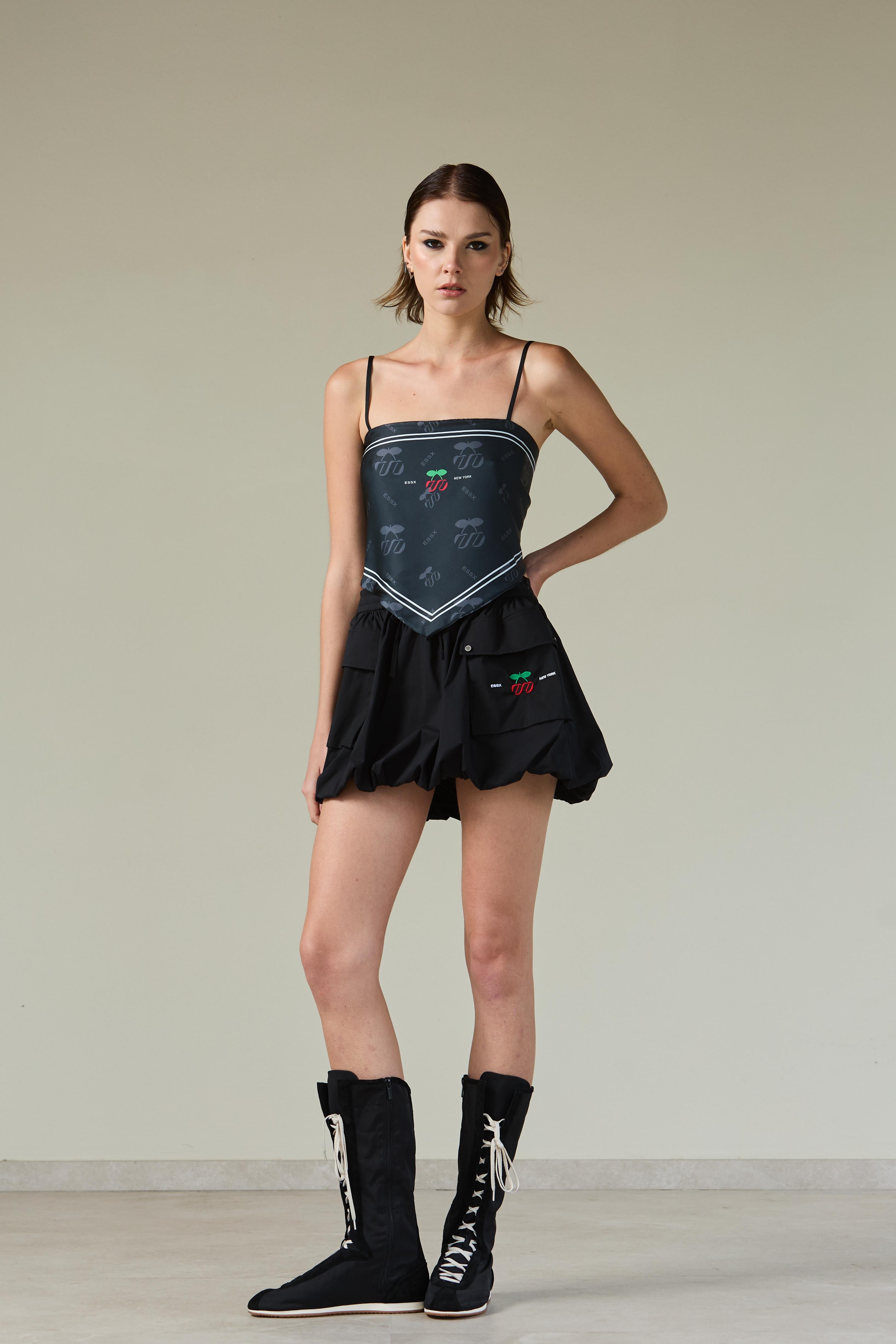 BANDANA TOP BLACK 