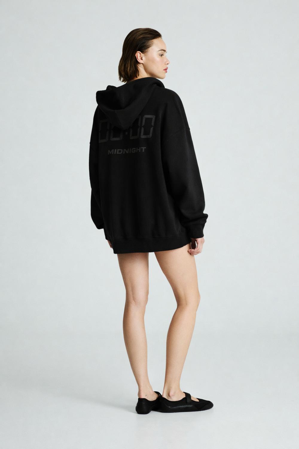 midnight zip hoodie 