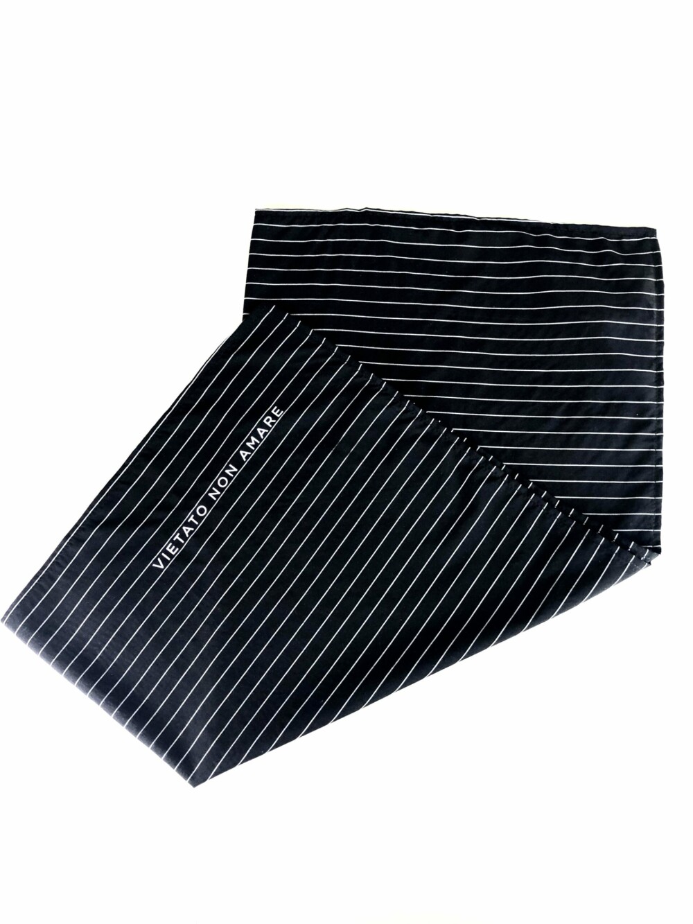 BLACK STRIPED HEAD SCARF