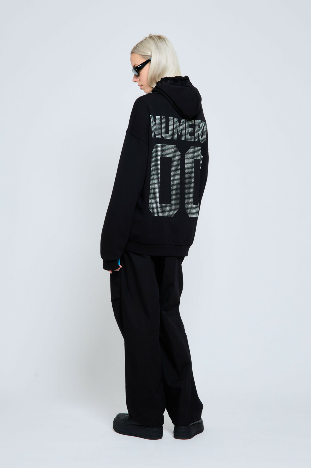 DIAMOND BLACK HOODIE - Image 2