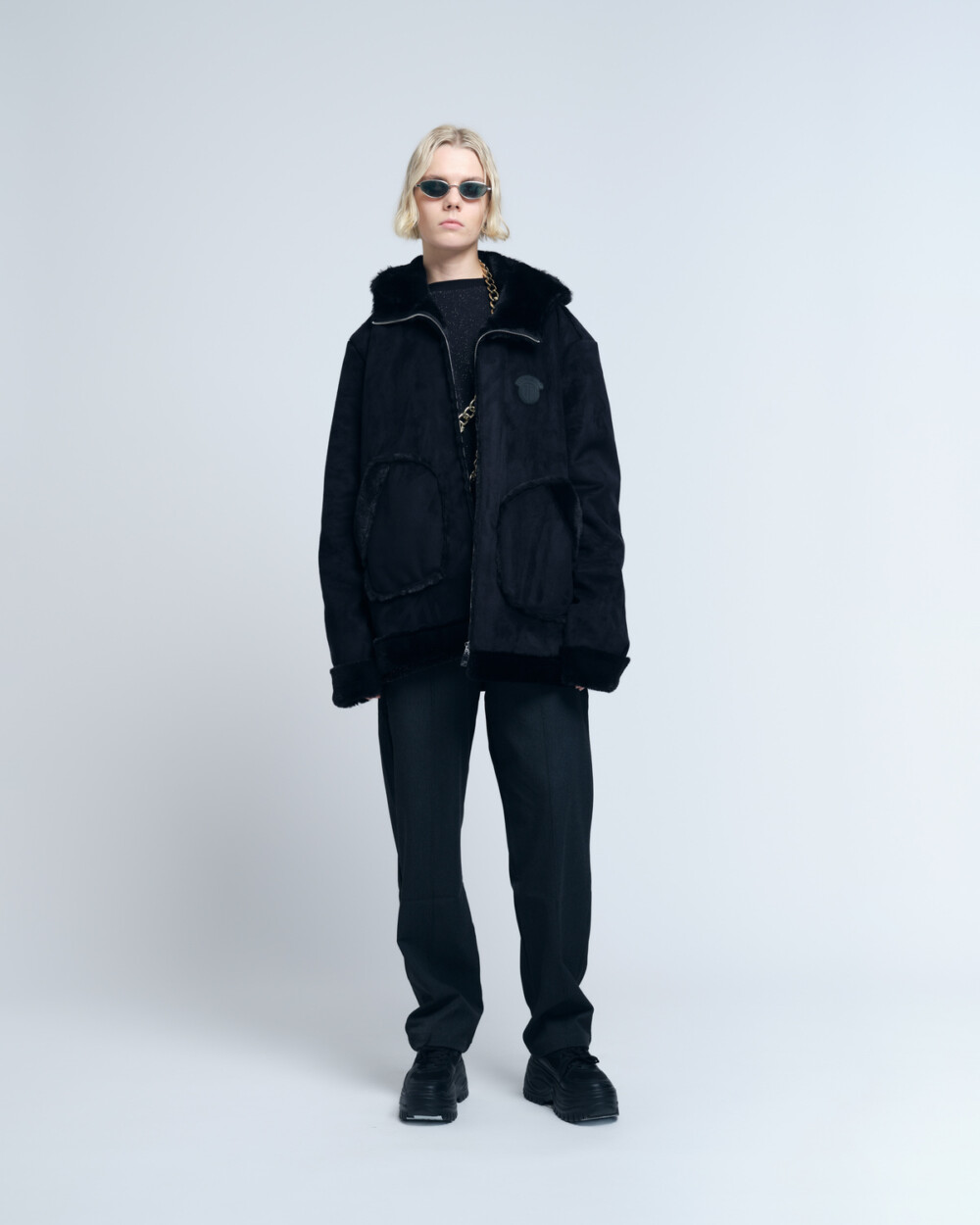 marx eco shearling jacket - immagine 2